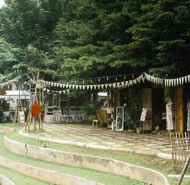 Decoração de jardins