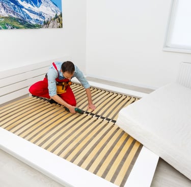 Flat pack Furniture assembly