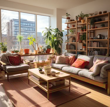 Home is a sanctuary cosy living room