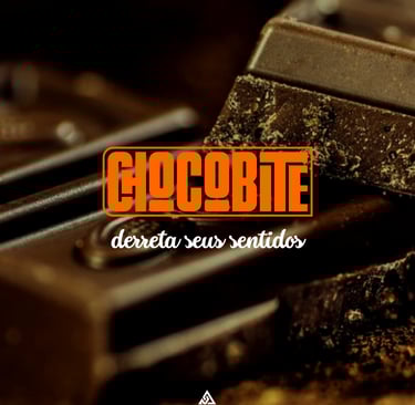 Logotipo em lettering para marca de chocolate por Acebal Santana.