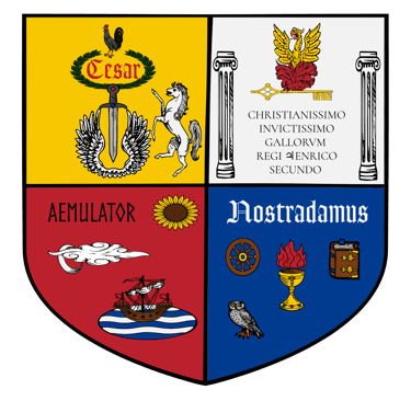 Blason • Escudo de Armas • Coat of arms... Maison de César NOSTRADAMUS