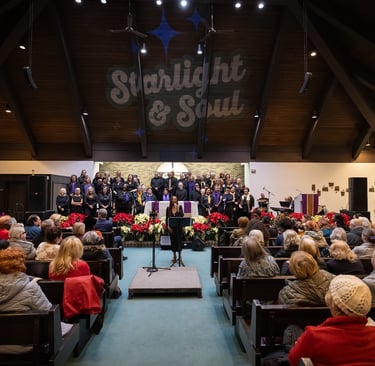 2025 Valley Soul Gospel Choir on stage