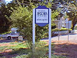 Welcome to Ansonia sign