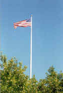 Castle Rock flag pole