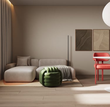 Dizajn enterijera jednosobnog stana u Beogradu