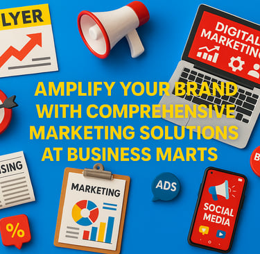 Hook for Offline and online Marketing Solutions I Business Marts