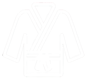 a white robe with a rober and a rober