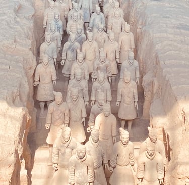 terracotta warriors in xian china