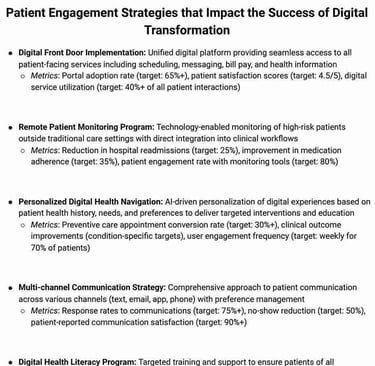 Healthcare professionals collaborating on digital transformation to improve patient care and operational efficiency.