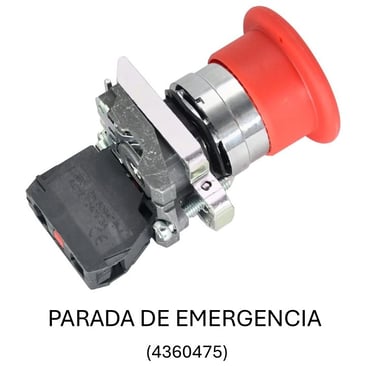 Parada de Emergencia para equipos alza hombres
