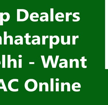 AC Scrap Dealers Near Chhatarpur New Delhi - Want Sell To AC Online