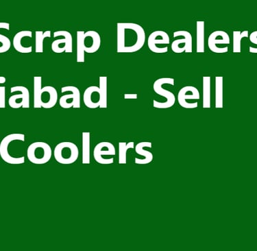 Cooler Scrap Dealers In Ghaziabad - Sell Old Air Coolers Online