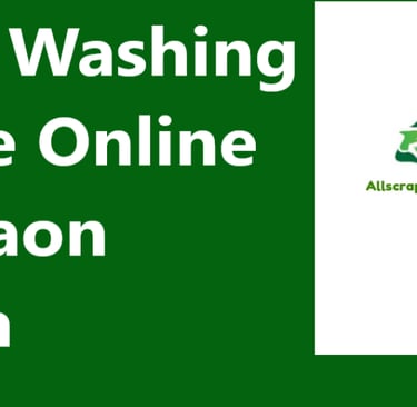 Sell Old Washing Machine Online In Gurgaon Haryana