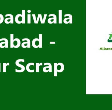 The Kabadiwala In Faridabad - Sell Your Scrap Online