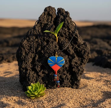 Collier Cœur Bourbon, bijoux faits main – Bijoux Bourbon By Chrys