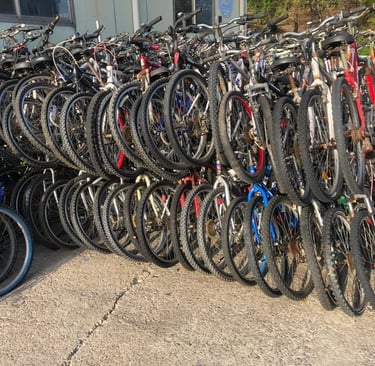 used bicycles prepared for export to Afghanistan from Korea – MAJ TRADING CO LTD