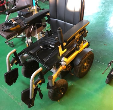 Used electric wheelchair exported by MAJ TRADING CO LTD from South Korea to Afghanistan