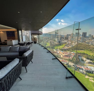 Departamentos en venta con Terraza con vista al campo de golf Bosque Real