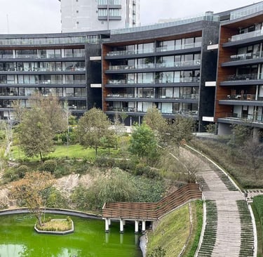 achada del Departamento Augusta Bosque Real junto al campo de golf