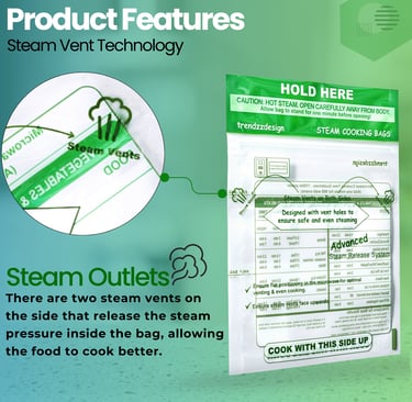 microwave steam cooking bags