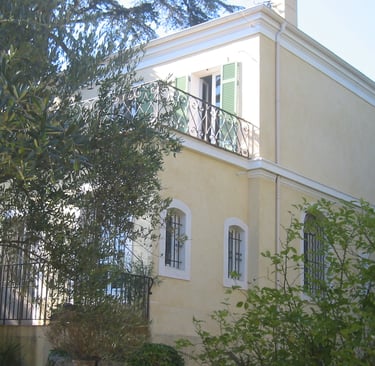 Helen’s home in the South of France reflecting her new lifestyle