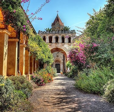 The monastere on Ile saint honorat. It doesn't get better than that