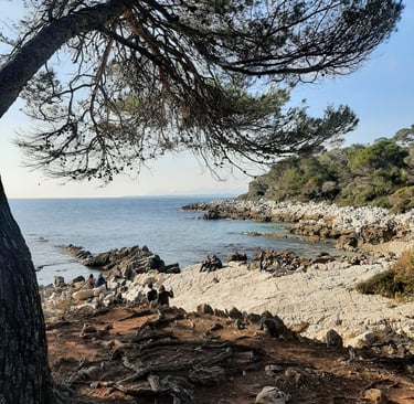 Secret beach Cap d'Antibes
