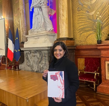 English Architect Nita Sharma practicing in France receiving French Nationality