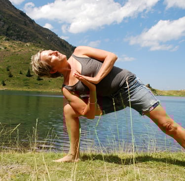 Faye Practicing Yoga 