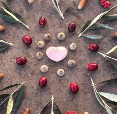 Beautiful mandala from Dana's retreat in Chateau de Castellaras.