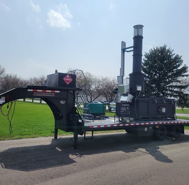 LSC Destruction mobile contraband narcotics/drugs incinerator
