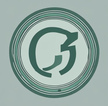 green with letter j