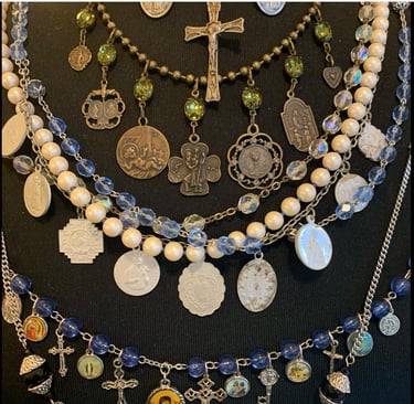 religious jewelry with beads