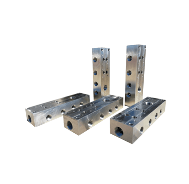 Precision-Milled Hydraulic Manifold Blocks