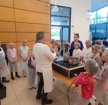 Introduction à l'atelier cuisine, rappel des règles d'hygiène et de sécurité