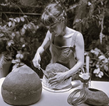 Wabi Sabi Paper Mache Interior Desin