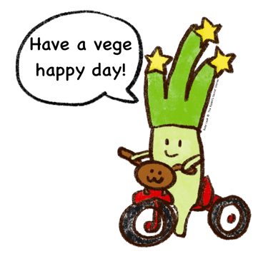 Baby Leek the cute Vegebu not vegetable children book character - The Rabbit's Secret Stories