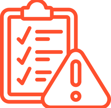 a clipboard with a clipping of a clipboard with a checklist of