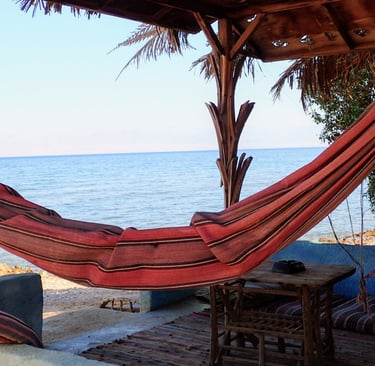 Popular beach room at Bedouin star Ras shitan Nuweiba Egypt