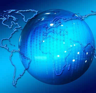 a globe map of the world with a globe map of the world