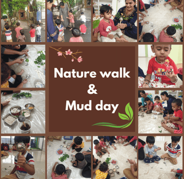 nature walk and mud day bluefish preschool and daycare balewadi