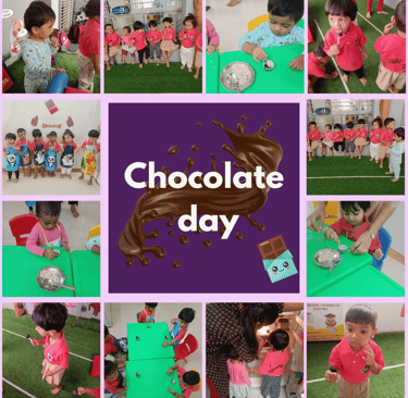 chocolate day at bluefish preschool and daycare balewadi
