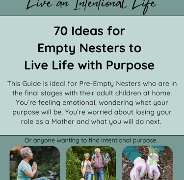 Live an Intentional Life Workbook Cover