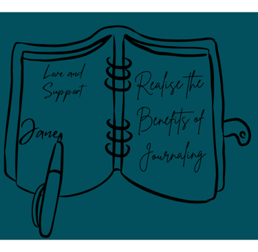 Image of journal and pen