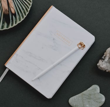 Notebook and pen