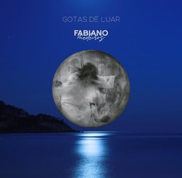 capa do single "Gotas de luar" - Fabiano Medeiros