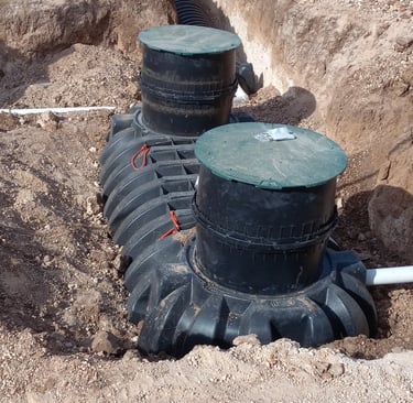 risers-for-infiltrater septic-tank