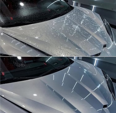 ppf clear bra before and after j9's luxury auto detailing paint protection film