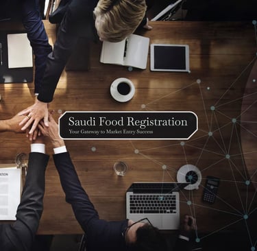 Saudi Food Registration Partnering with regulatory experts blog
