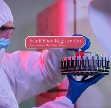Label Check and Product Testing Saudi Food Registration your gateway to market entry success